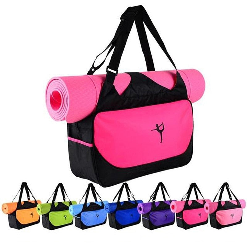 Yoga Bag Yoga Backpack Shoulder Gym Mat Sport Bag Yoga Pilates Mat Case Bag Carriers Waterproof Yoga Accessories - Personal Hour for Yoga and Meditations 