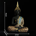 Load image into Gallery viewer, Zen Decor Ideas - Buddha Statue Large Thailand Buda Buddha Sculpture Green Resin Hand Made Buddhism Hindu Fengshui - Personal Hour for Yoga and Meditations 
