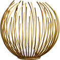 Load image into Gallery viewer, Zen Decor Ideas - new bird's nest shape golden wire candlestick holders - Personal Hour for Yoga and Meditations 
