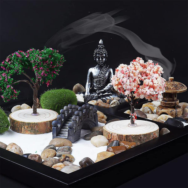 Ba Gua Zen Garden Buddha Statue Gossip Plate Tai Chi Mini Sand Premium Sand  Tray Therapy Kit Desktop Decoration Aromatherapy Rac - AliExpress