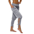 Load image into Gallery viewer, Pilates Pants Women Soft Solid Lace Up  Pants Gym and Yoga Fitness Loose Bandage High Waist Pocketed Pant - Personal Hour for Yoga and Meditations 
