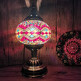 Load image into Gallery viewer, Handmade Nightlight Glass Decorative Lamp - Zen Decor Ideas - Personal Hour for Yoga and Meditations 
