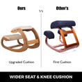 Load image into Gallery viewer, Ergonomic Kneeling Chair Stool with Thick Cushion - Personal Hour for Yoga and Meditations 
