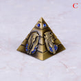 Load image into Gallery viewer, Antique Egyptian Pharaoh Decorative Pharaoh Avatar Camel Metal Pyramids Ornament - Personal Hour for Yoga and Meditations 
