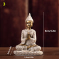 Load image into Gallery viewer, Zen Decor Ideas - 11 Style Nature Sandstone Miniature Buddha Statue Thailand Fengshui Figurine Hindu Meditation Sculpture - Personal Hour for Yoga and Meditations 
