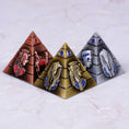 Load image into Gallery viewer, Antique Egyptian Pharaoh Decorative Pharaoh Avatar Camel Metal Pyramids Ornament - Personal Hour for Yoga and Meditations 
