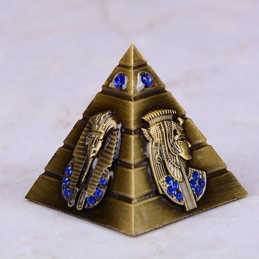 Antique Egyptian Pharaoh Decorative Pharaoh Avatar Camel Metal Pyramids Ornament - Personal Hour for Yoga and Meditations 