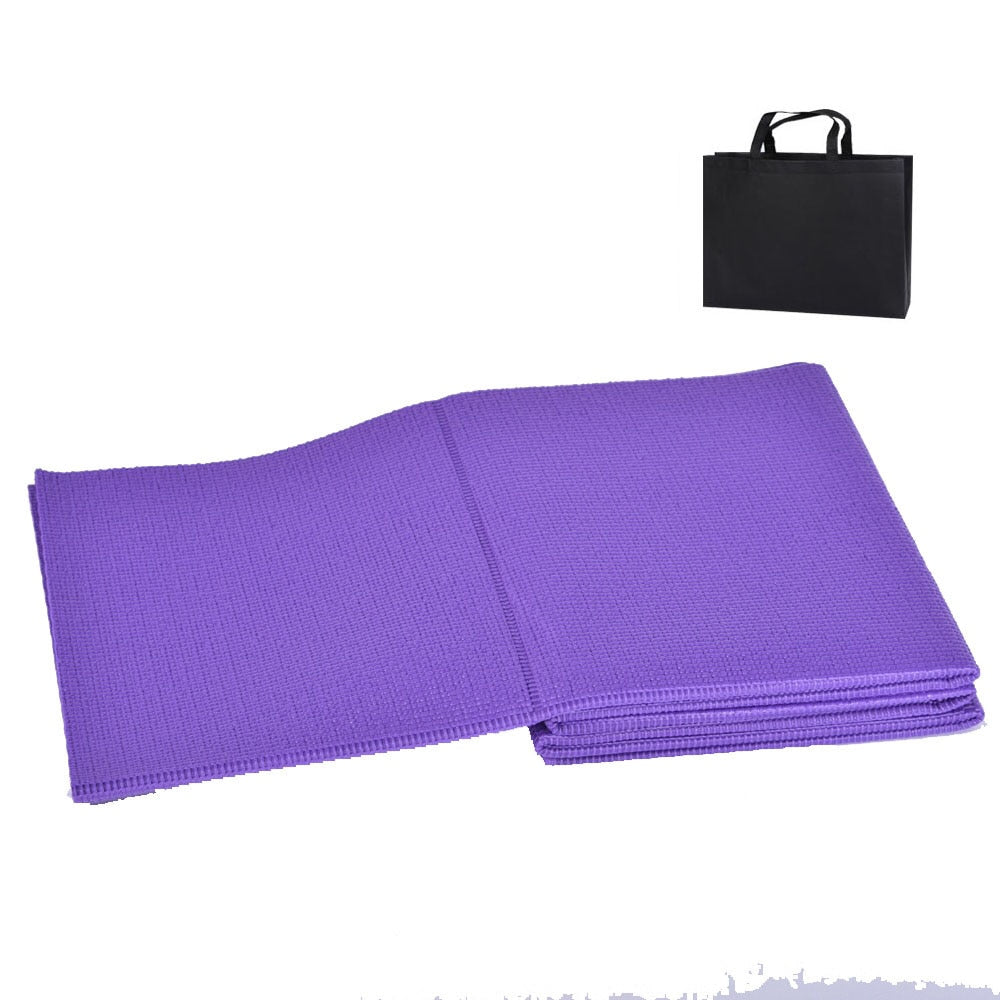 Thick Non-slip PVC Foldable Yoga Mat - Personal Hour for Yoga and Meditations 