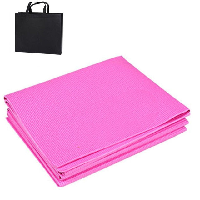 Thick Non-slip PVC Foldable Yoga Mat - Personal Hour for Yoga and Meditations 