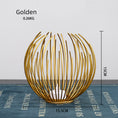 Load image into Gallery viewer, Zen Decor Ideas - new bird's nest shape golden wire candlestick holders - Personal Hour for Yoga and Meditations 

