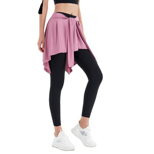 Open image in slideshow, Light Proof Bandage A Skirt with Hip Covering Scarf Yoga Skirt - Personal Hour for Yoga and Meditations 
