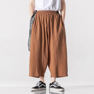 Open image in slideshow, Men&#39;s Harem Pants Casual Trousers - Meditation Clothes - Personal Hour for Yoga and Meditations 
