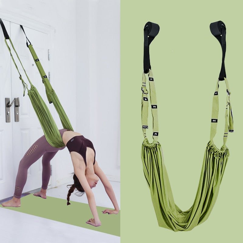 Home Yoga Hammock-  Aerial Yoga Swing Legs Stretch Strap Inversion Exercises Flexibility - Personal Hour for Yoga and Meditations 