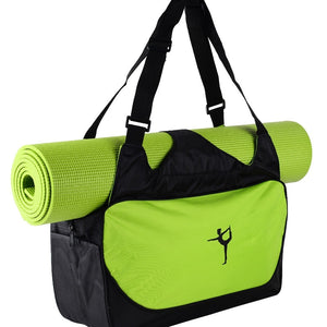 Open image in slideshow, Yoga Bag Yoga Backpack Shoulder Gym Mat Sport Bag Yoga Pilates Mat Case Bag Carriers Waterproof Yoga Accessories - Personal Hour for Yoga and Meditations 
