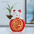 Load image into Gallery viewer, Kids gifts - cute Japanese ceramic lucky cat piggy bank - Personal Hour for Yoga and Meditations 
