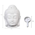 Load image into Gallery viewer, Buddha Head Aromatic Oil Burner Ceramic Aromatherapy Lamp Candle Aroma Furnace Oil Lamp Zen Decor - Personal Hour for Yoga and Meditations 
