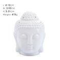 Load image into Gallery viewer, Buddha Head Aromatic Oil Burner Ceramic Aromatherapy Lamp Candle Aroma Furnace Oil Lamp Zen Decor - Personal Hour for Yoga and Meditations 
