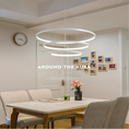 Load image into Gallery viewer, Hanging Lighting Fixtures Chandelier 3 Circle Pendant Light LED Chandelier For Zen Room - Personal Hour for Yoga and Meditations 
