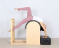 Load image into Gallery viewer, Wooden Balanced Fitness Body Lateral Reformer - Spine Corrector Barrel Arc - Pilates Ladder Barrel - Personal Hour for Yoga and Meditations 
