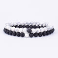 Load image into Gallery viewer, 2pcs set - Couples Distance Bracelet from Natural Stone - Yoga Beaded Bracelets - Personal Hour for Yoga and Meditations 
