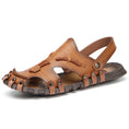 Load image into Gallery viewer, Men's Soft Beach Leather Sandals - Personal Hour for Yoga and Meditations 
