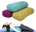 Load image into Gallery viewer, Yoga Bolster Rectangular - Washable Cover Organic Cotton - Yoga Bolster Cushion -Yoga Pillow 67X27X17CM - Personal Hour for Yoga and Meditations 
