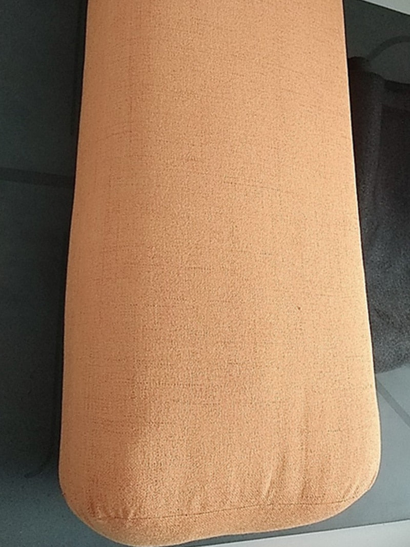 Yoga Bolster Rectangular - Washable Cover Organic Cotton - Yoga Bolster Cushion -Yoga Pillow 67X27X17CM - Personal Hour for Yoga and Meditations 