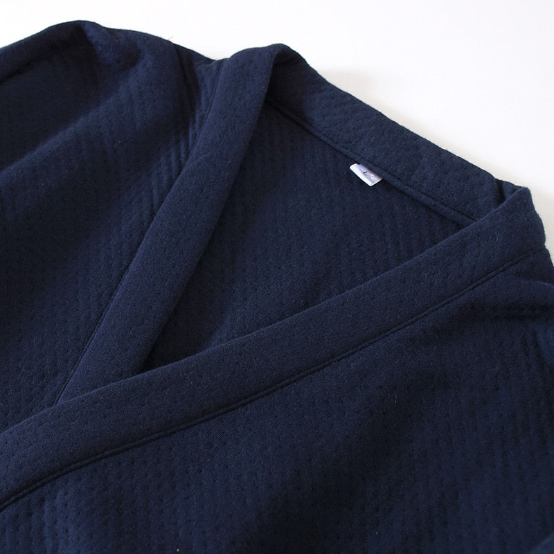 Men's Tsumugi Samue Cotton Smooth Texture Ninja Pajamas - Personal Hour for Yoga and Meditations 