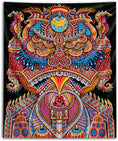 Load image into Gallery viewer, Kundalini Rising Wall Tapestry by Chris Dyer - Psychedelic Hanging Modern Art - Personal Hour for Yoga and Meditations 
