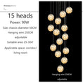 Load image into Gallery viewer, Modern Spiral Chandelier - Crystal Ball Stair Ceiling Light - Personal Hour for Yoga and Meditations 
