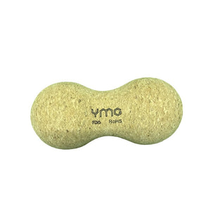 Natural Cork Peanut - High Density Lightweight Fitness Ball - Personal Hour for Yoga and Meditations 