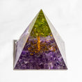 Load image into Gallery viewer, Natural Crystal Pyramid- Zen Decor Ideas - Personal Hour for Yoga and Meditations 
