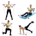 Load image into Gallery viewer, Portable Yoga Pilates Bar Stick with Resistance Band - Personal Hour for Yoga and Meditations 
