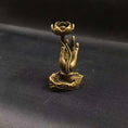 Load image into Gallery viewer, Pure copper backflow incense Buddha hand lotus brass incense frame incense -  Zen tea ceremony table - Personal Hour for Yoga and Meditations 
