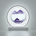 Load image into Gallery viewer, Zen Decor Ideas - Quicksand painting hourglass art unique decorative sand painting night light - Personal Hour for Yoga and Meditations 
