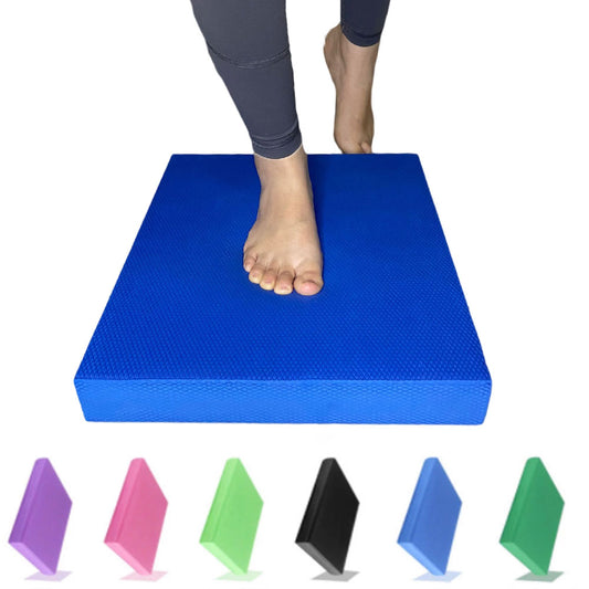 Soft Balance Pad TPE Yoga Mat Foam Exercise Pad Thick Balance Cushion Fitness Yoga Pilates Balance Board - Personal Hour for Yoga and Meditations 