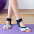 Load image into Gallery viewer, Professional Half Toes Yoga and Pilates Socks - Personal Hour for Yoga and Meditations 
