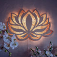 Load image into Gallery viewer, Lotus Flower Mandala Yoga Room Art Decorative - Zen Decor Ideas - Personal Hour for Yoga and Meditations 
