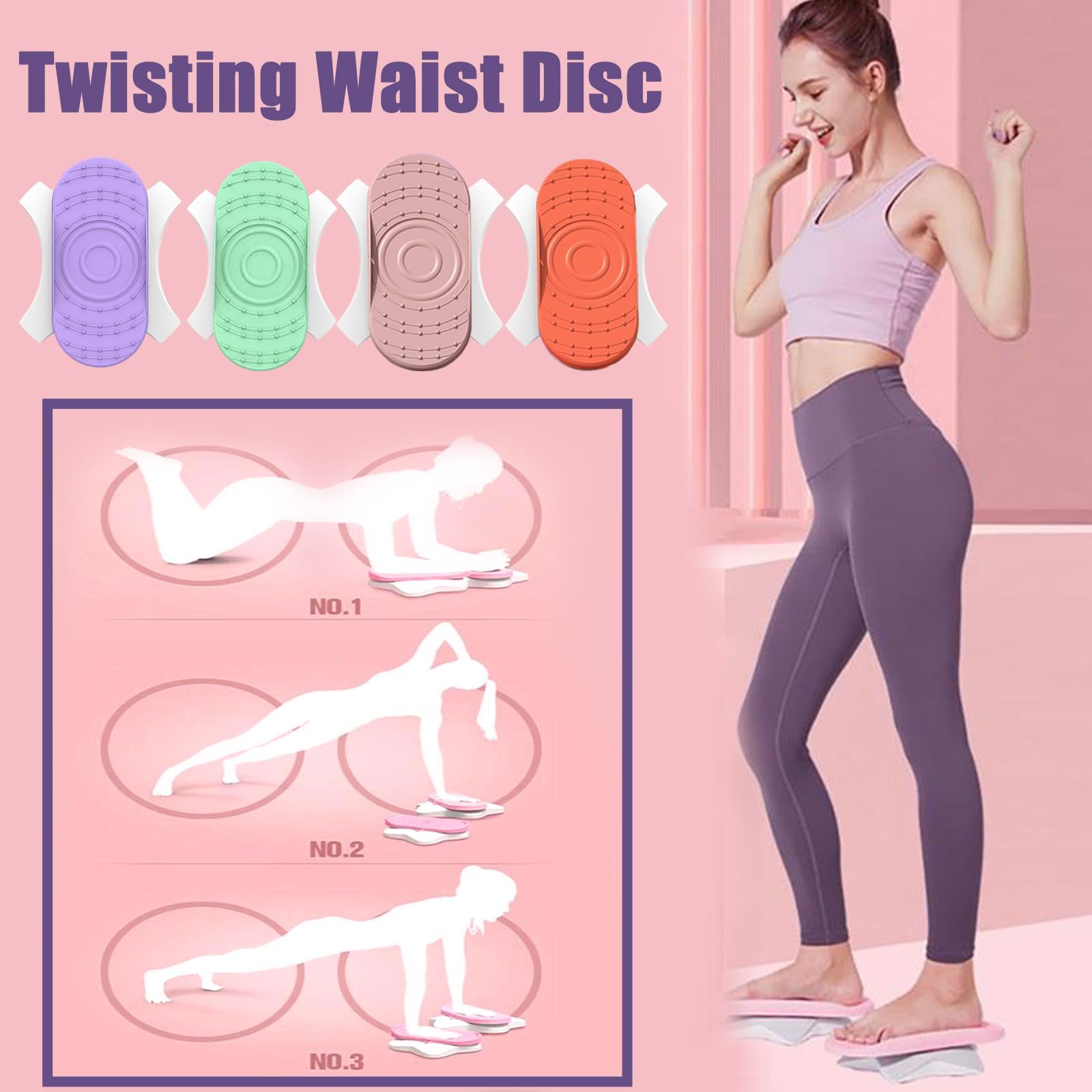 Twister Board - Waist Twisting Disc Pilates and Yoga Equipment - Workout Twist Board - Personal Hour for Yoga and Meditations 