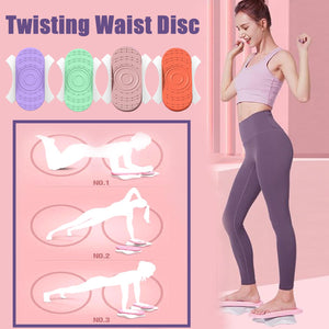 Open image in slideshow, Twister Board - Waist Twisting Disc Pilates and Yoga Equipment - Workout Twist Board - Personal Hour for Yoga and Meditations 
