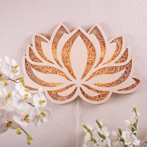 Lotus Flower Mandala Yoga Room Art Decorative - Zen Decor Ideas - Personal Hour for Yoga and Meditations 