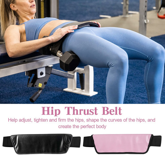 Hip Thrust Belt Easy To Carry For Yoga and Exercise Elastic Portable With 2 Bands Non Slip - Personal Hour for Yoga and Meditations 
