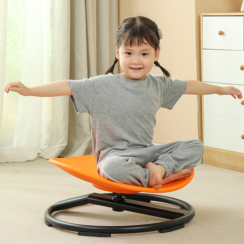 Yoga Kids - Sensory Chairs For Kids With Autism Balance Board - Games Kindergarten Fun Playground Indoor - Personal Hour for Yoga and Meditations 