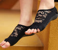 Load image into Gallery viewer, Lace Yoga and pilates Socks with Fingers - Personal Hour for Yoga and Meditations 
