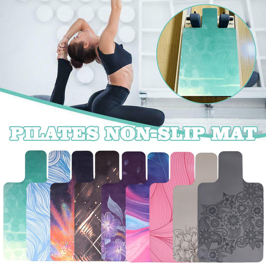 Pilates Reformer Mat - Pilates Suede Rubber Yoga Mat Non Mat Core Training Positioning Slip Bed Reconstituted - Personal Hour for Yoga and Meditations 