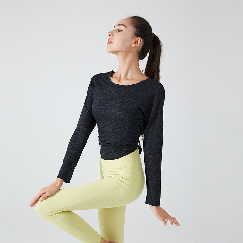 Sportswear Woman Gym and Yoga Top - Personal Hour for Yoga and Meditations 