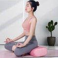 Load image into Gallery viewer, Yoga Mat Pillow For Meditation And Support Rectangular Yoga Mat Solid Color Workout Mat Machine Washable With Handle - Personal Hour for Yoga and Meditations 
