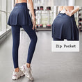 Load image into Gallery viewer, Pilates Pants With Skirt Women - Personal Hour for Yoga and Meditations 
