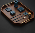 Load image into Gallery viewer, Pure Copper Burning Blue Incense Set Utensils Entry - Zen Decor Ideas - Personal Hour for Yoga and Meditations 
