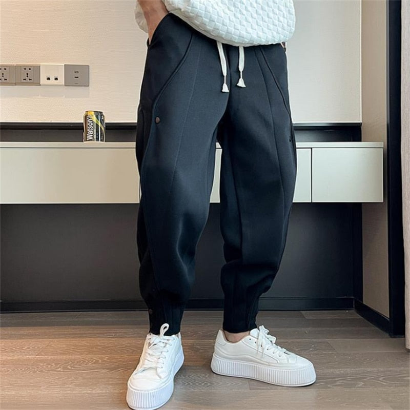 Men Sport and Yoga Sweatpants - Hip Hop Streetwear Loose Trousers Jogging Sweatpants - Personal Hour for Yoga and Meditations 